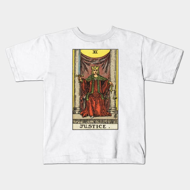 JUSTICE Kids T-Shirt by WAITE-SMITH VINTAGE ART